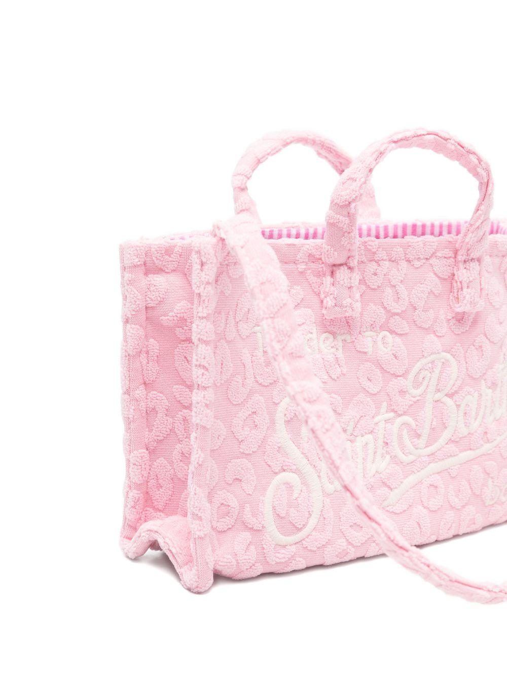 Phone bag MC2 Saint Barth rosa con logo ricamato PHONE014 00527L MC2 ST. BARTH KIDS 