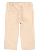 Pantaloni per neonato Fendi Kids beige con tasche con logo FF BMF264 AS5Y F1P2N FENDI KIDS 