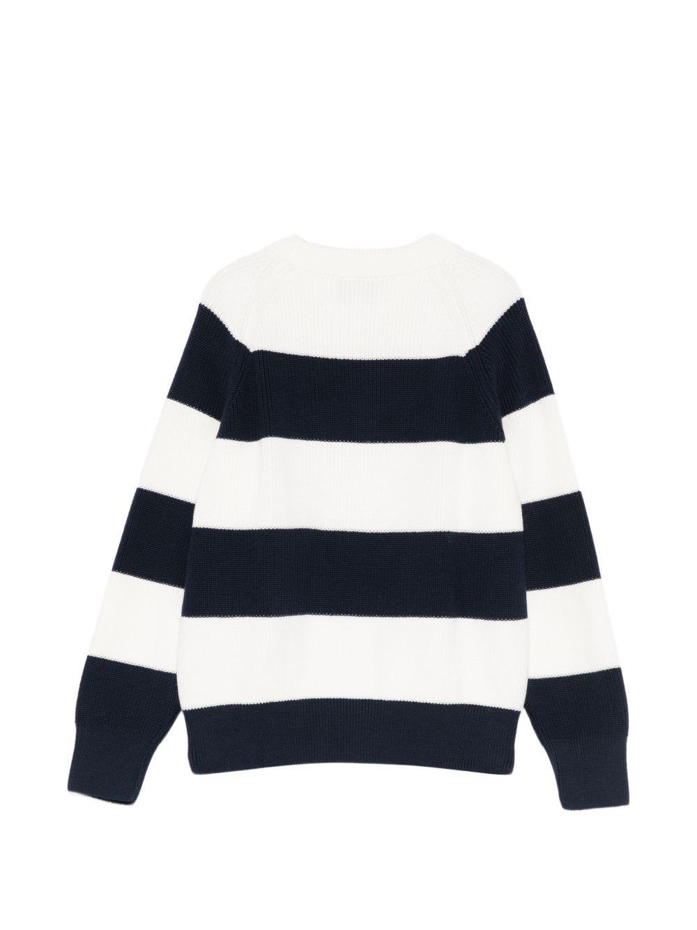 Maglione per bambino Paul & Shark Junior multicolore con design a righe WUW001LHE85 86611 PAUL & SHARK KIDS 