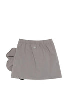 Gonna per bambina Douuod Kids grigia con applicazione a fiori DY7A71 P0589 907 DOUUOD KIDS 