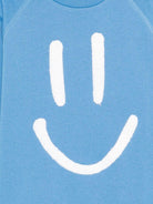 Felpa Mike per bambino Molo azzurra con stampa smile 6S26J201 5615 MOLO KIDS 