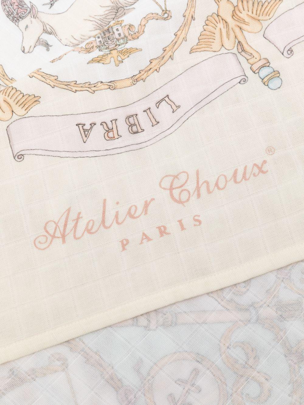 Coperta da culla per neonati Atelier Choux giallo con stampa zodiacale CA-CQ-ZOY E-U ATELIER CHOUX PARIS KIDS 