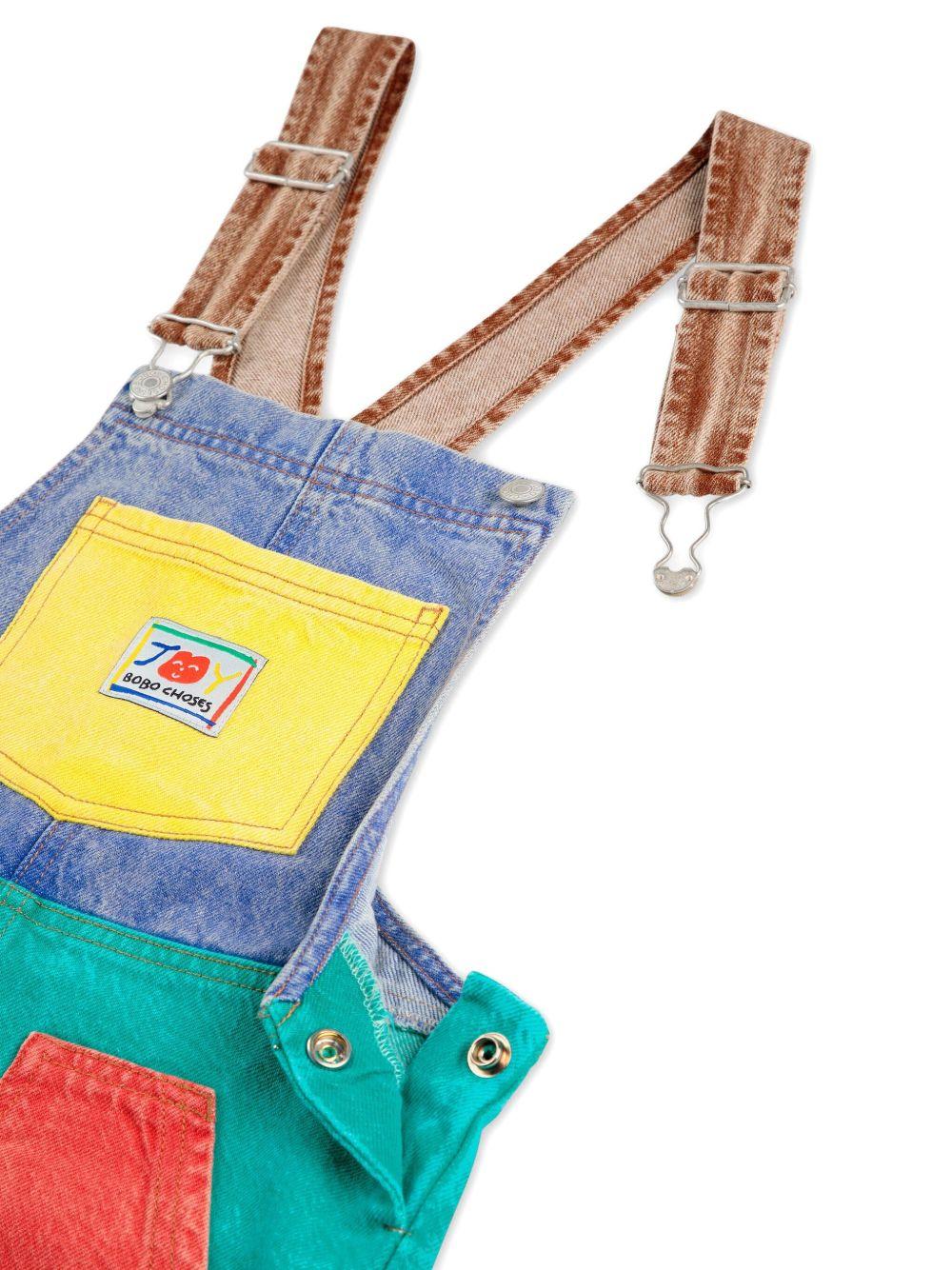 Salopette per bambino Bobo Choses multicolore con applicazione B125AC097 991 BOBO CHOSES 