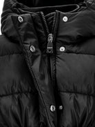 Piumino per bambina Monnalisa nero con cappuccio 17F101 6020 0050 MONNALISA 