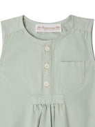 Body per neonati Bonpoint verde con taschino sul petto C06OOVW00001 041C BONPOINT KIDS 