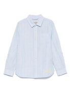 Camicia per bambino Scotch & Soda Kids azzurro a righe 180353 420 SCOTCH&SODA 