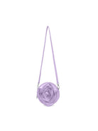 Borsa a spalla per bambina Monnalisa viola con design a forma di rosa 19G011 7066 0065 MONNALISA KIDS 
