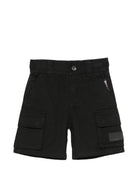 Shorts per neonato Just Cavalli Kids neri con tasche cargo JIP26093BE BLACK ROBERTO CAVALLI KIDS 