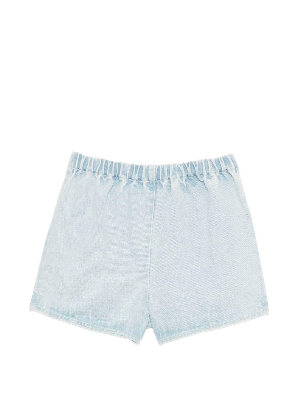 Shorts per bambina Louise Misha denim con ricamo floreale GRI-S26-S0105 BLEACH LOUISE MISHA KIDS 