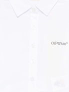 Camicia per bambina Off-White Kids bianco modello crop OGGA01CF25FAB002 0110 OFF WHITE KIDS 