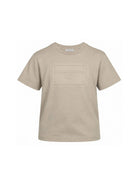 T-shirt per bambino Dolce&Gabbana Kids beige con logo in rilievo L4JTHV G7NPT M1217 DOLCE & GABBANA KIDS 