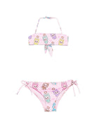 Bikini per bambina MC2 Saint Barth Kids Mary rosa con stampa fumetto MARY001 00756L MC2 ST. BARTH KIDS 