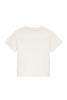 T-shirt per bambino Palm Angels Kids bianca con logo a contrasto PBAA003S26JER004 002 PALM ANGELS KIDS 