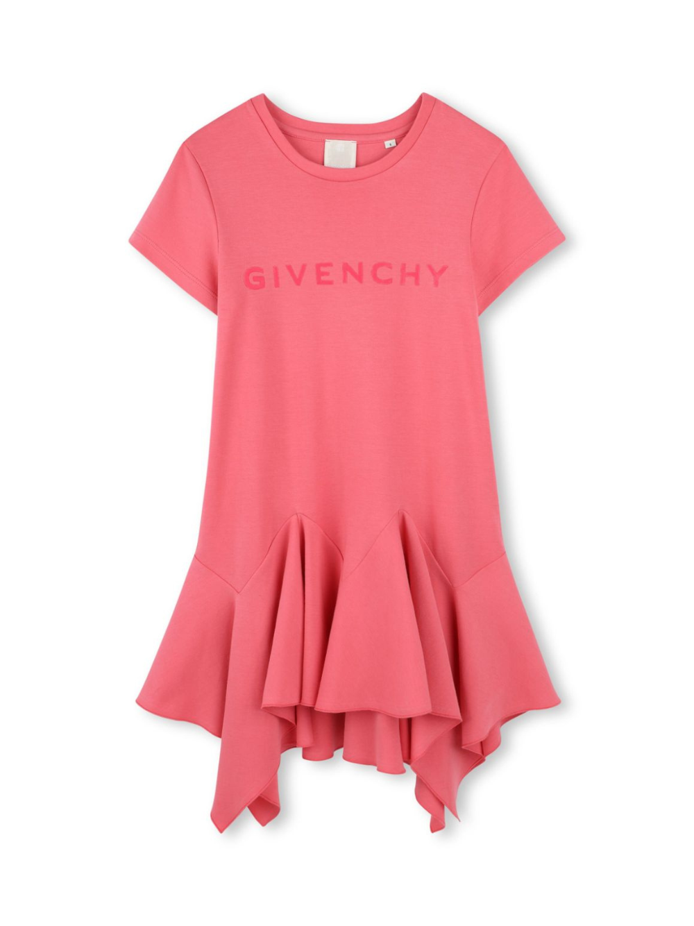 Abito leggero per bambina Givenchy Kids rosa con caratteristico motivo 4G H30775 488 GIVENCHY KIDS 