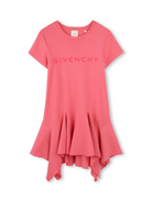 Abito leggero per bambina Givenchy Kids rosa con caratteristico motivo 4G H30775 488 GIVENCHY KIDS 