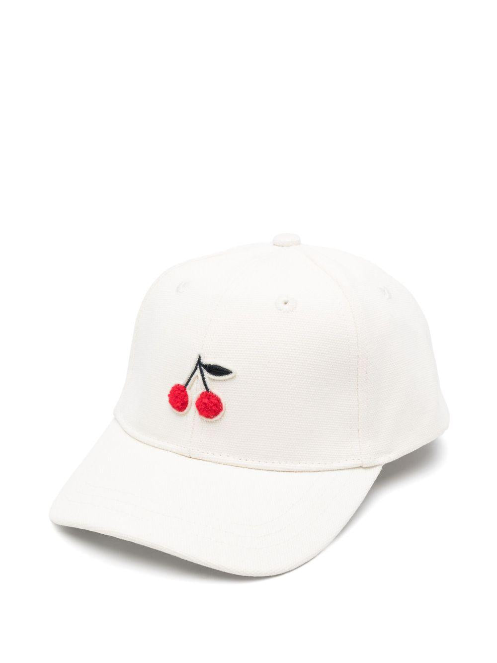 Cappello da baseball Arnold per neonata Bonpoint bianco con occhielli S05GACW00009 004 BONPOINT KIDS 