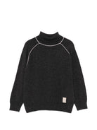 Maglione per bambino Eleventy Kids grigio con collo alto EZ9H10 Z3403 891BG ELEVENTY KIDS 