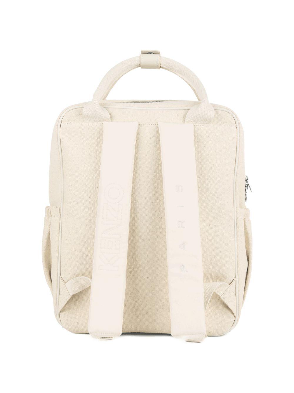 Borsa fasciatoio per neonati Kenzo Kids bianca con stampa Boke Flower sul davanti K62075 21G KENZO KIDS 
