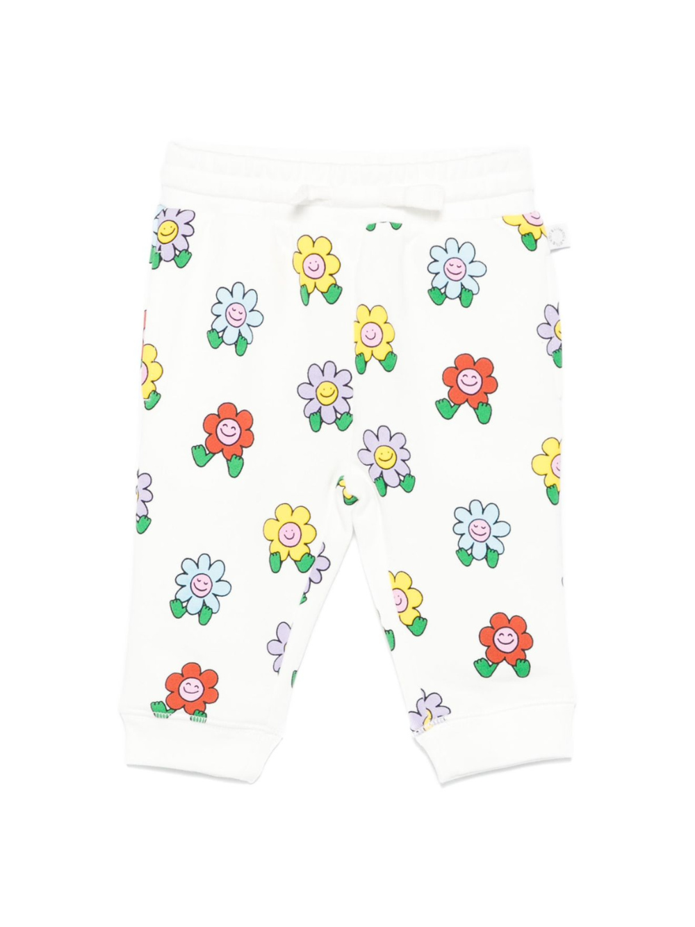 Leggings per neonata Stella McCartney Kids bianco a fiori TX6030 Z3208 101MC STELLA McCARTNEY KIDS 