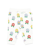 Leggings per neonata Stella McCartney Kids bianco a fiori TX6030 Z3208 101MC STELLA McCARTNEY KIDS 