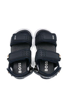Samdali per bambino Boss Kids blu con stampa logo J52823 849 BOSS KIDS 
