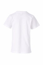 T-shirt per bambino Stella McCartney Kids bianca con stampa cavallo sul davanti TY8S31 Z0434 101 STELLA McCARTNEY KIDS 
