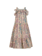 Abito per bambina ETRO KIDS multicolore con ruches e stampa paisley GY1B40 M0081 107MC ETRO KIDS 