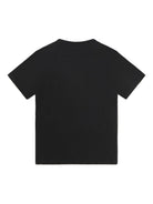 T-shirt per bambino Emporio Armani Kids nera con logo sul davanti EB000421 AF15013 MC194 EMPORIO ARMANI KIDS 