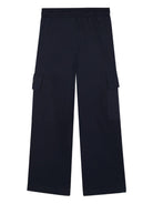 Pantaloni sportivi per bambina Michael Kors Kids blu modello cargo R30453 849 MICHAEL KORS KIDS 