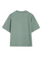 T-shirt per bambino Boss Kids verde con stampa logo J52990 64U BOSS KIDS 