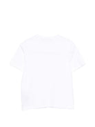 T-shirt per bambini Balmain Kids bianca con dettaglio bottoni BY8P91 Z3658 100BC BALMAIN KIDS 
