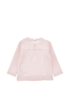 T-shirt per neonata Monnalisa Kids rosa con stampa fiocco sul davanti 39H600 8002 0091 MONNALISA KIDS 