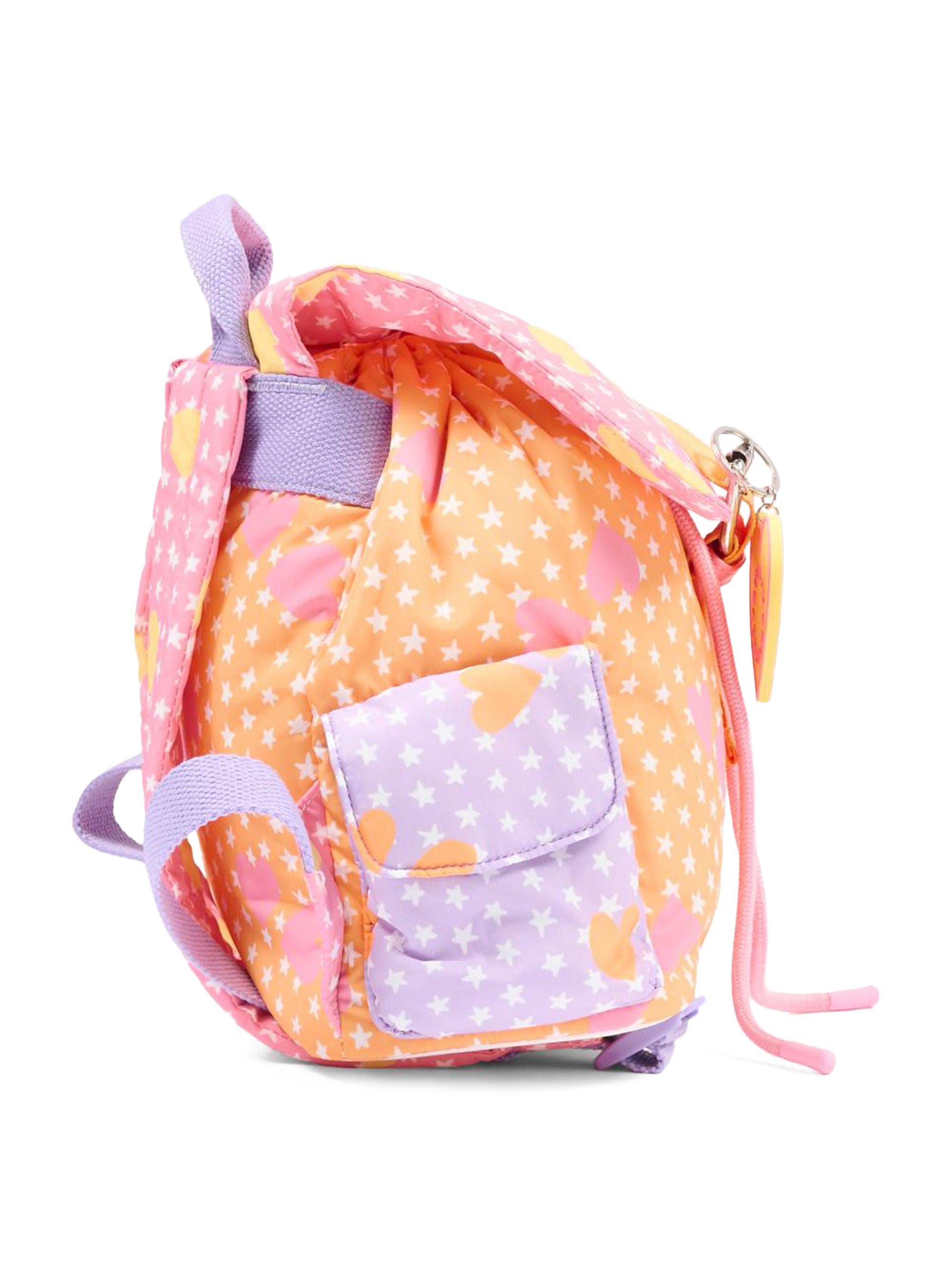 Zaino per bambina Stella McCartney Kids rosa con stampa a stelle all-over TY0A18 Z3616 51UMC STELLA McCARTNEY KIDS 