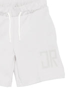 Shorts per bambino John Richmond Junior grigi con logo sul davanti RBP26010BE BLUE VAPOR JOHN RICHMOND KIDS 