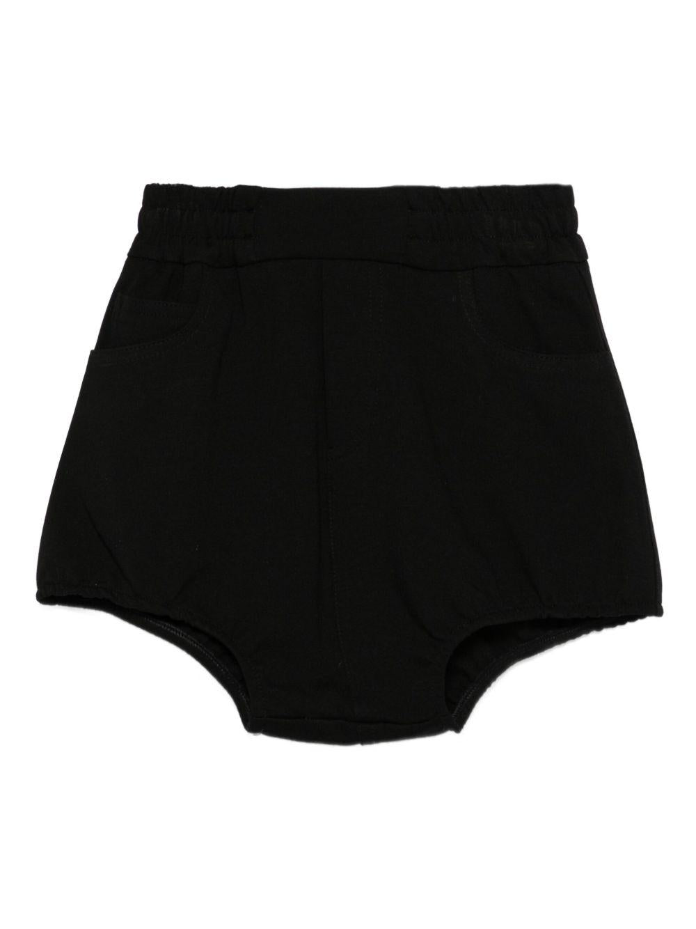 Shorts per bambina Douuod Kids nero con vita elasticizzata DX6A09 J0371 930 DOUUOD 