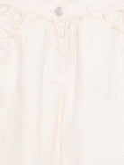 Jeans per bambina Simonetta bianco a gamba ampia SY6A70 D0112 105BC SIMONETTA 