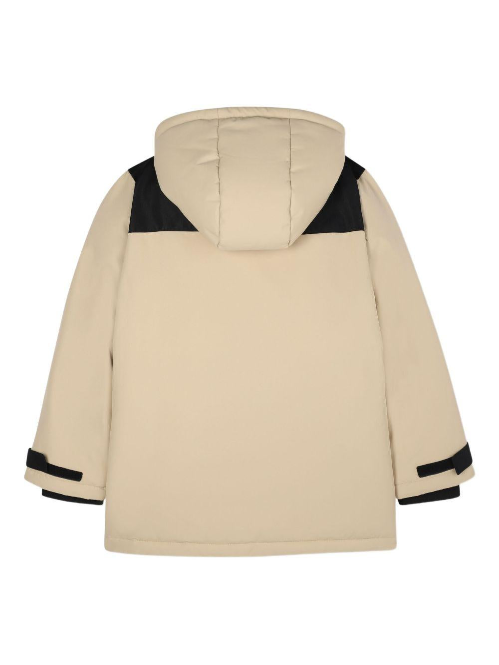 Giubbino per bambino Hugo Kids beige con design color-block G00485 P90 Hugo 