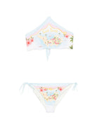 Bikini per donna MC2 Saint Barth azzurro con stampa floreale VIR0001 09097L MC2 ST. BARTH 