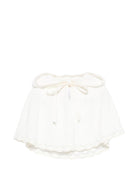 Mantellina per neonata Paz Rodriguez bianca con cappuccio 019-123243 6062 PaZ RODRIGUEZ KIDS 