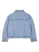 Giacca per bambina Billieblush azzurra con chiusura a bottoni U21902 Z18 BILLIEBLUSH KIDS 