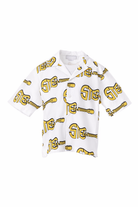 Camicia per bambino Stella McCartney Kids bianca con stampo logo chitarra TY5P01 Z3542 101MC STELLA McCARTNEY KIDS 