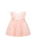 Abito per neonata Tartine Et Chocolat rosa con ricami floreali CC30191 32 TArtine & Chocolat KIDS 