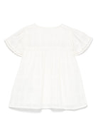 Abito per neonata Louise Misha Morlina bianco con maniche corte FRI-S25-S0142 SNOW LOUISE MISHA KIDS 