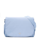 Borsa fasciatoio per neonato Emporio Armani Kids azzurro con applicazione logo 402145 CC904 00332 EMPORIO ARMANI KIDS 