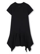 Abito leggero per bambina Givenchy Kids nero con caratteristico motivo 4G H30775 09B GIVENCHY KIDS 