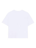 T-shirt per bambino Lanvin Enfant bianca con stampa grafica N30359 10P LANVIN KIDS 