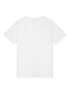 T-shirt per bambini Versace Kids bianca con stampa medusa sul davanti 10002391A11718 2W270 VERSACE KIDS 