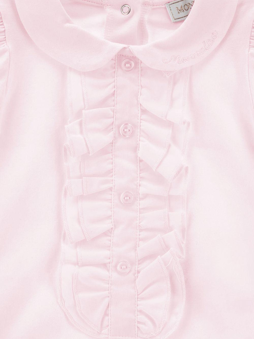 Body per neonata Monnalisa rosa con dettaglio ruches 37G300 7001 0090 MONNALISA KIDS 