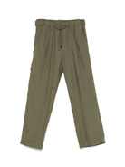 Pantaloni dritti per bambino Paolo Pecora Kids verde con coulisse PP4002 OLIVA PAOLO PECORA KIDS 