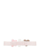 Fascia per neonata Monnalisa rosa con dettaglio fiori 39G002 7088 0090 MONNALISA KIDS 